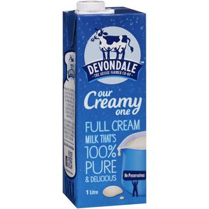 Devondale Full Cream UHT Milk 1L