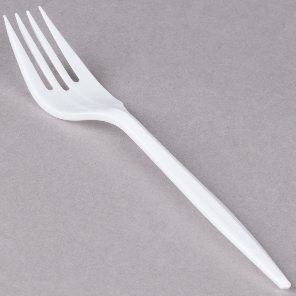 Fompac White Fork and Spoon 25's